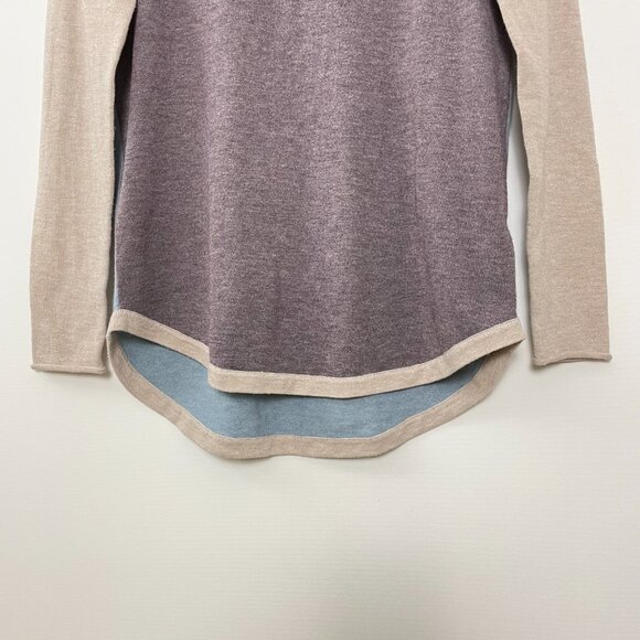 Smartwool Shadow Pine Colorblock Merino Wool Sweater - Picture 3 of 11